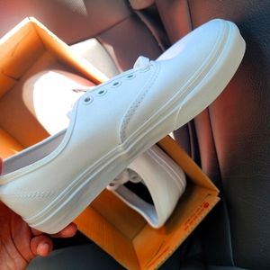 White Vans clean as a whistle